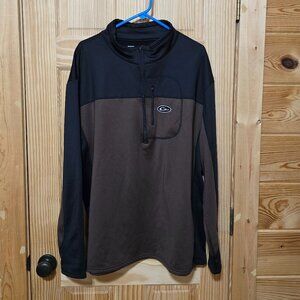 Mens Drake Brand 2XL pullover Brown/Black
